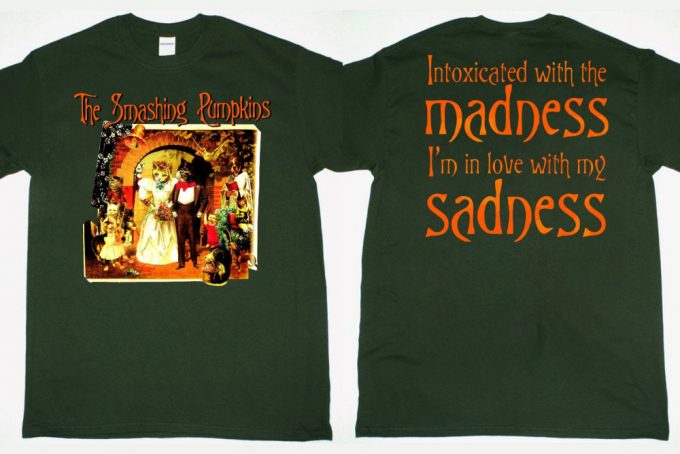 Smashing Pumpkins Intoxicated With Madness T-Shirt: 90S Concert Rock Band Tee 3