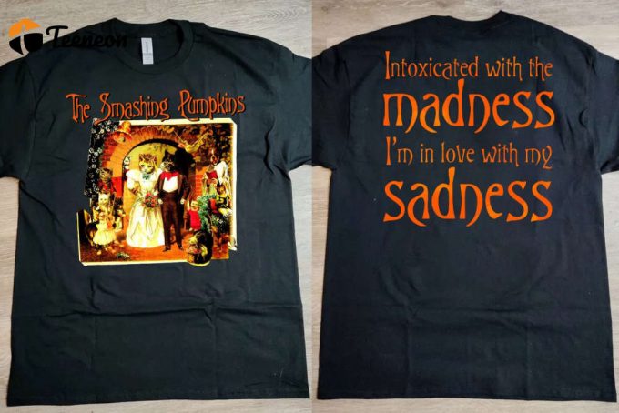 Smashing Pumpkins Intoxicated With Madness T-Shirt: 90S Concert Rock Band Tee 1