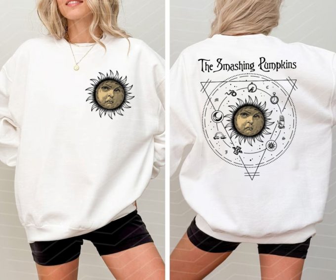 Smashing Pumpkins Sun Hoodie &Amp; Machina Album Sweatshirt: Music Shirt 2