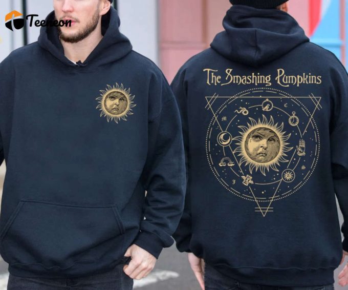 Smashing Pumpkins Sun Hoodie &Amp;Amp; Machina Album Sweatshirt: Music Shirt 1