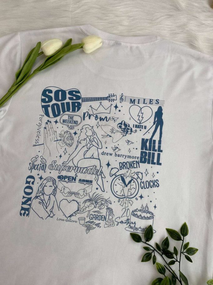 Get The Stylish Sos Tour Sza Song Lovers Shirt – Perfect For Music Enthusiasts! 2