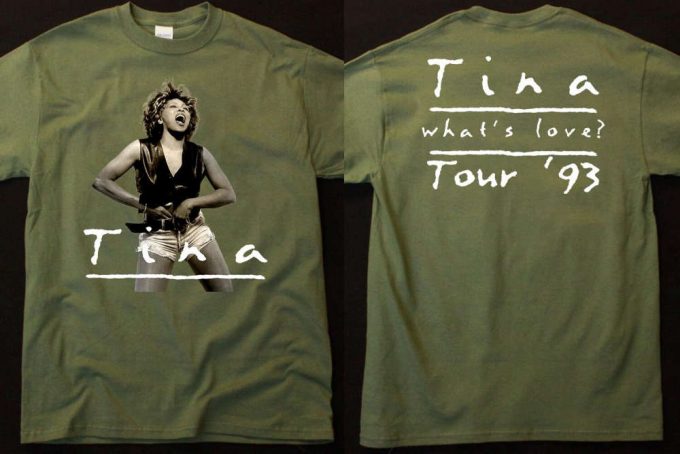 Vintage Tina Turner 1993 What’s Love Tour T-Shirt – Music Shirt 3