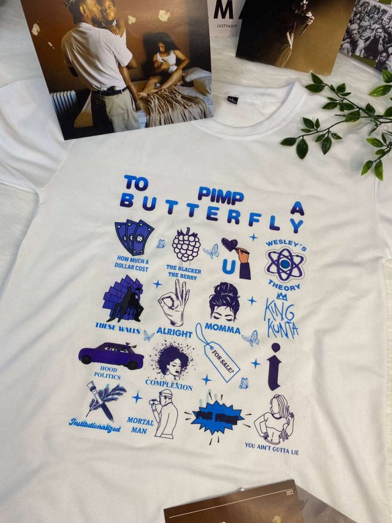 Official Kendrick Lamar Shirt: To Pimp A Butterfly Album Merchandise 6