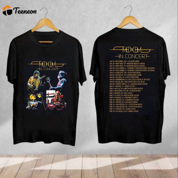 Tool North American 2024 Tour Shirt - Official Tool Band Merch 1