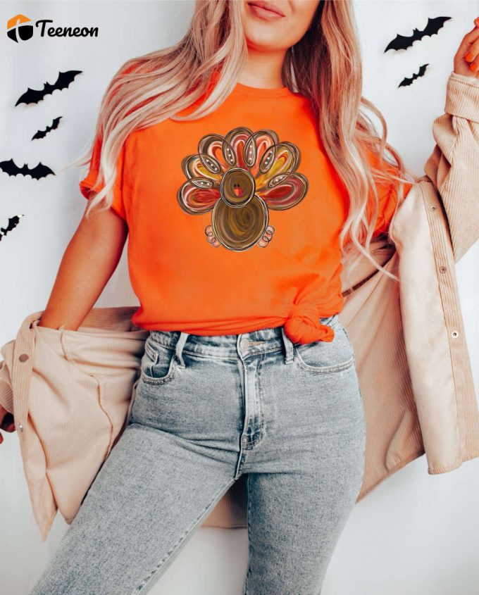 Turkey T-Shirt: Celebrate Thanksgiving With Gobble Shirt Thankful Vibes &Amp;Amp; Family Dinner - Perfect Fall Shirt &Amp;Amp; Thanksgiving Gifts For Turkey Day (149 Characters) 1