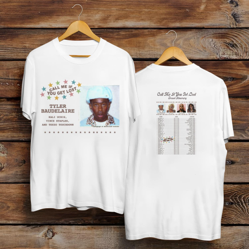 Vintage Tyler Call Me If You Get Lost Shirt – Stylish and Unique Apparel for Hip Hop Fans