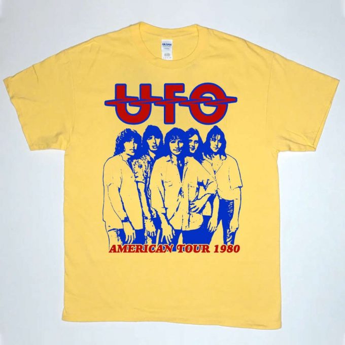 Ufo No Place To Run American Tour 1980 T-Shirt: Authentic 80S Music Concert Shirt 2