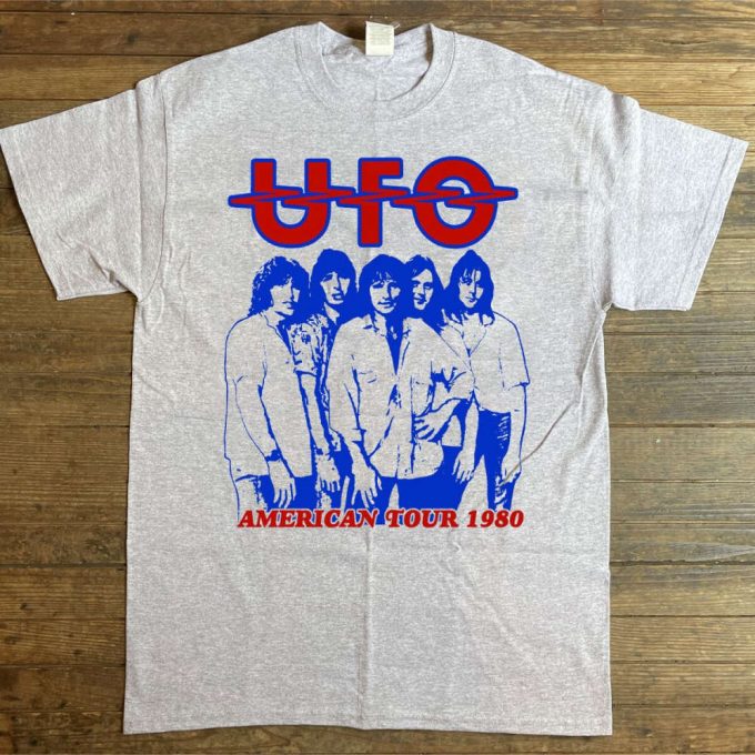 Ufo No Place To Run American Tour 1980 T-Shirt: Authentic 80S Music Concert Shirt 3