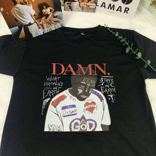 Vintage DAMN Album Kendrick Lamar Shirt: Stylish & Authentic Merchandise