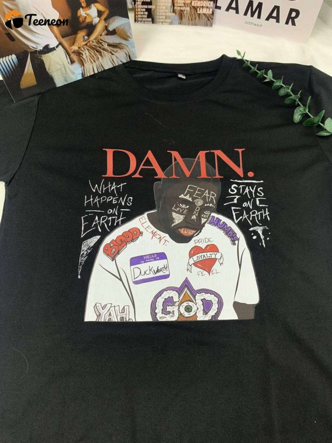 Authentic Vintage Damn Album Kendrick Lamar Shirt - Limited Edition Collectible 1