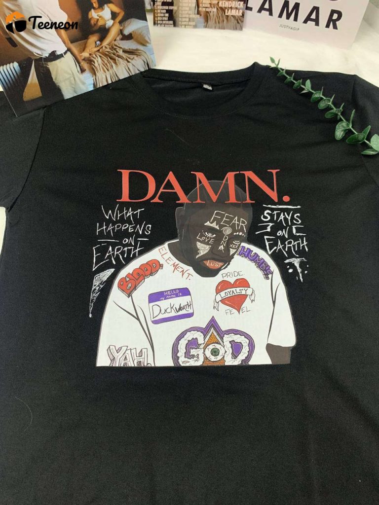 Authentic Vintage Damn Album Kendrick Lamar Shirt - Limited Edition Collectible 4