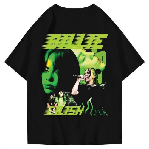 Authentic Retro Billie Eilish Tee: 90s Vintage Bootleg Shirt