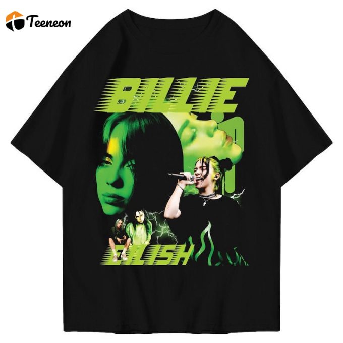 Authentic Retro Billie Eilish Tee: 90S Vintage Bootleg Shirt 1