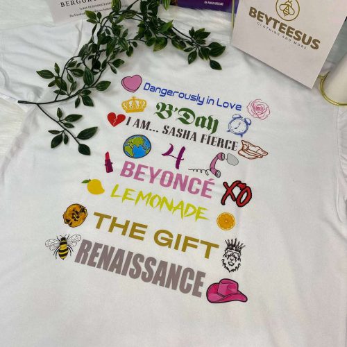 Rock Your Style with Vintage Beyonce Full Album Shirt – Exclusive Collection for True Fans!