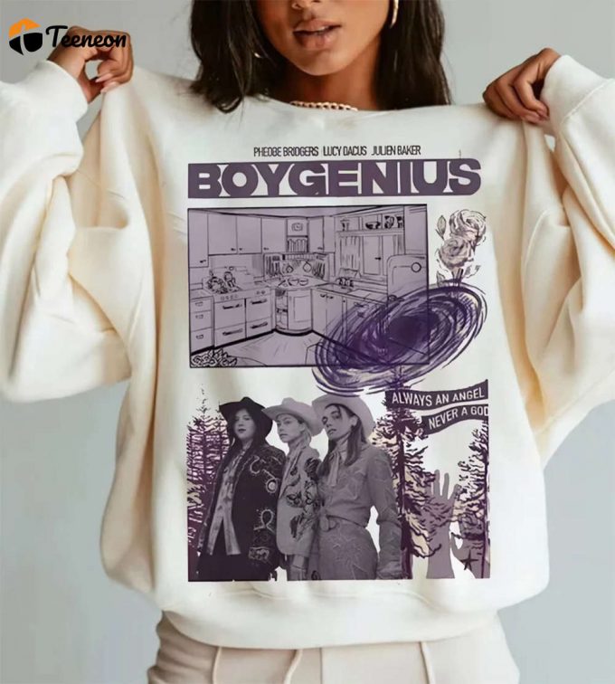 Vintage Boygenius Concert Tour 2024 Shirt - Indie Rock Tee &Amp;Amp; Gift For Fans 1