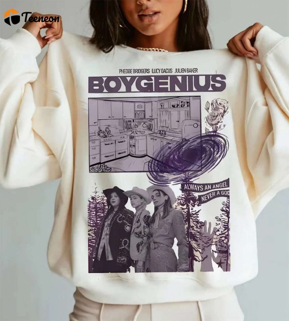 Vintage Boygenius Concert Tour 2024 Shirt - Indie Rock Tee &Amp; Gift For Fans 2