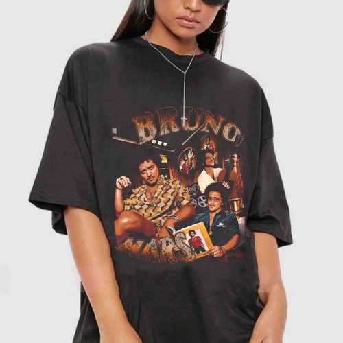 Retro Bruno Mars 90s Shirt: Vintage Bootleg Tee for True Fans