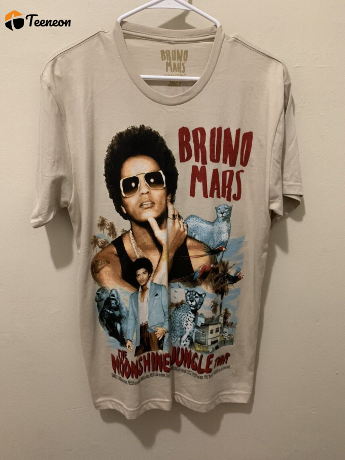 Shop The Stylish Vintage Bruno Mars 90S Style Shirt – Perfect Retro Fashion For Music Lovers! 1