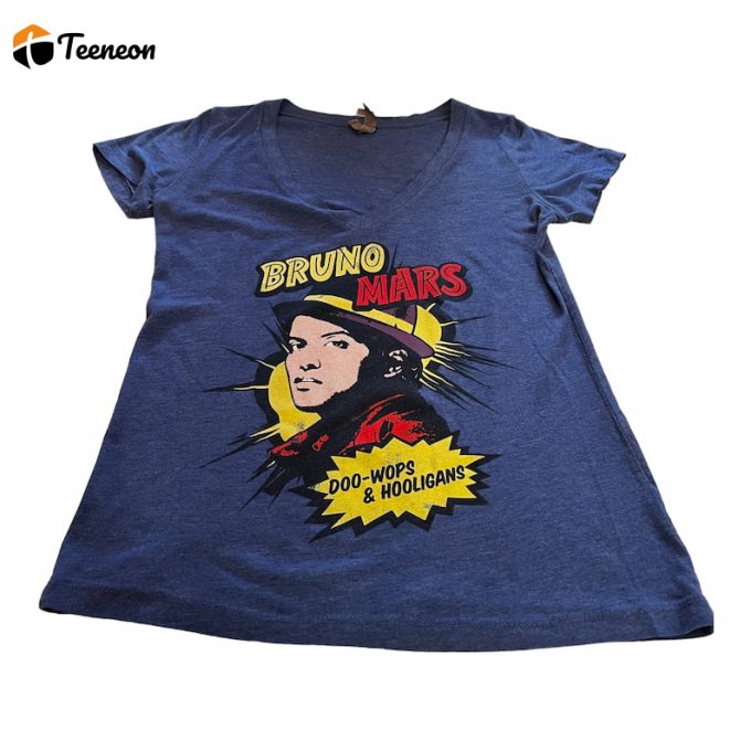 Get Groovy With A Vintage Bruno Mars Shirt - Retro Style For Music Fans 1