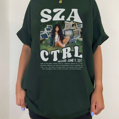 Vintage Ctrl Album By SZA Shirt: Retro Style Tee with Iconic Music Album Design