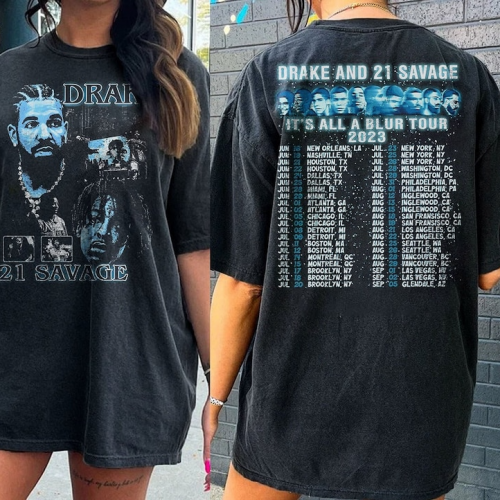 Vintage Drake 21 Savage Tour Rescheduled Shirt: Iconic Collectible for True Fans!