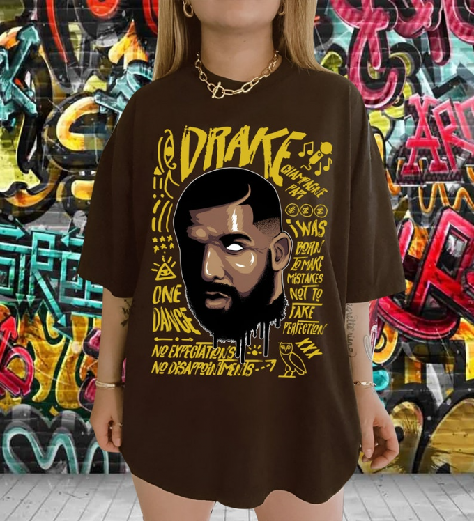 Authentic Vintage Drake Shirt: Retro Style With Iconic Drake Graphics – Limited Edition Collectible 2