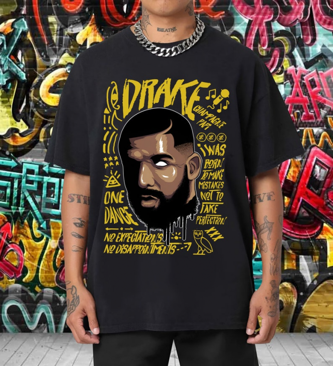 Authentic Vintage Drake Shirt: Retro Style With Iconic Drake Graphics – Limited Edition Collectible 3