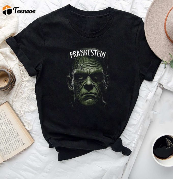 Vintage Frankenstein Horror Movie T-Shirt: Perfect Gift For Horror Movie Fans 1