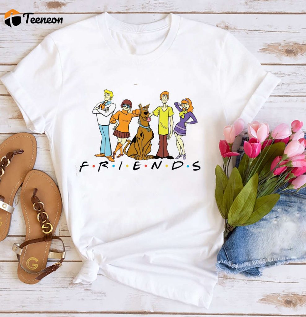 Vintage Scooby Doo Halloween Shirt – Cartoon Friends Halloween Party Tee 2