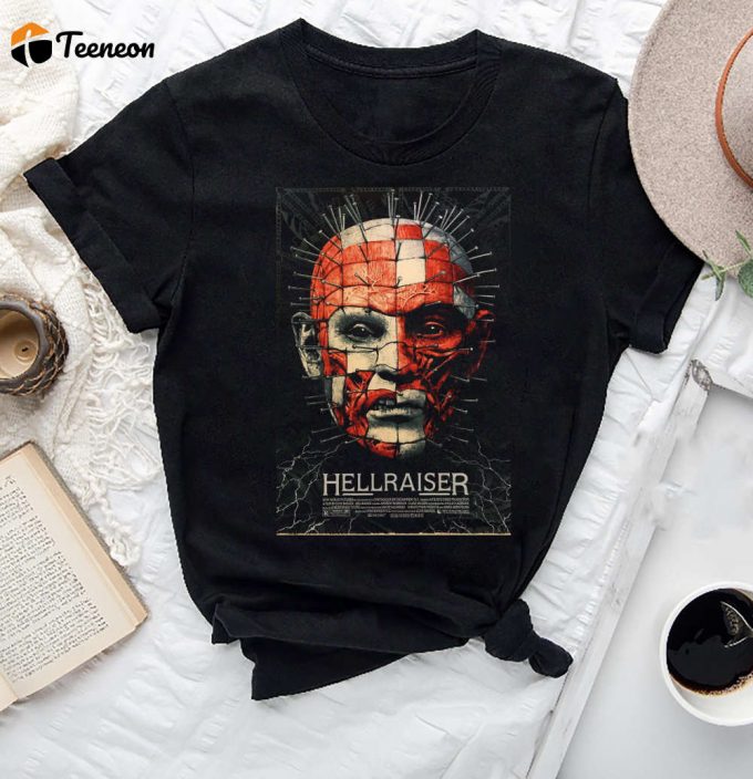 Vintage Hellraiser Pinhead T-Shirt: Must-Have Fan Gift Graphic Tee 1