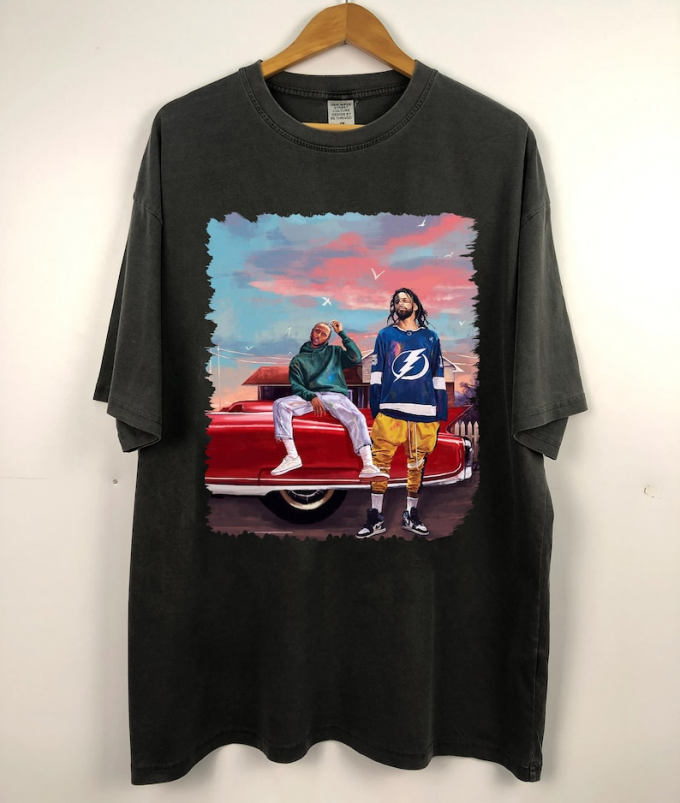 Exclusive Vintage J Cole &Amp; Kendrick Lamar Shirt: Iconic Hip-Hop Collaboration Merchandise 2