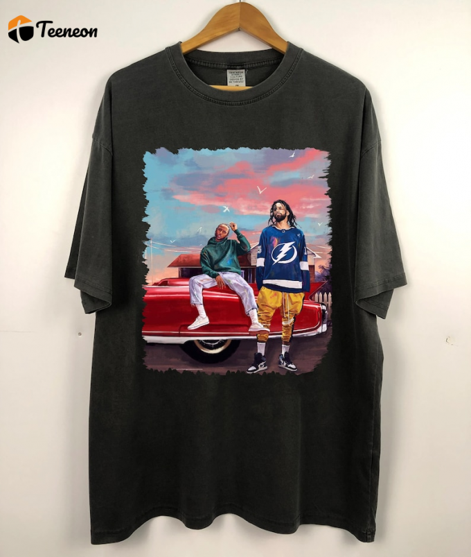 Exclusive Vintage J Cole &Amp;Amp; Kendrick Lamar Shirt: Iconic Hip-Hop Collaboration Merchandise 1