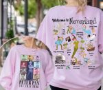 Vintage Peter Pan Never Grow Up Shirt: Tour Tinker Bell Neverland – Perfect for Disneyland Family Trip!