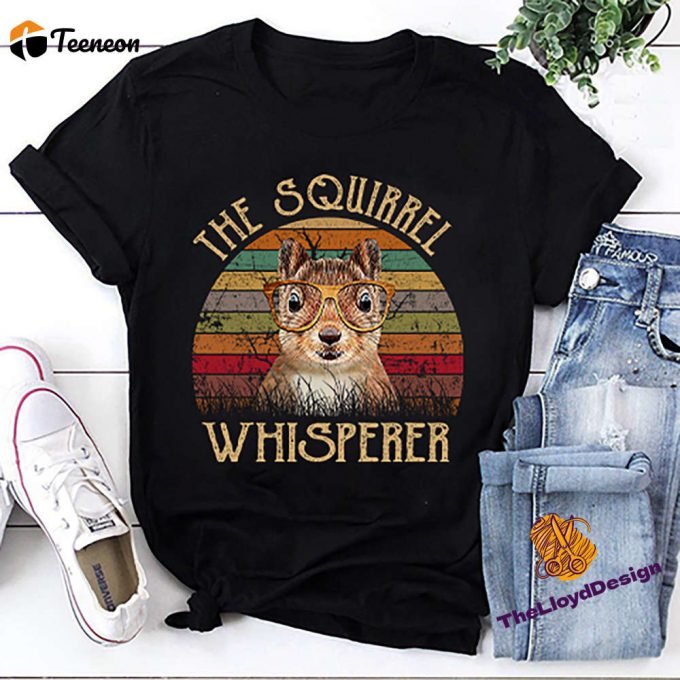 Vintage Squirrel T-Shirt: The Whisperer S Unisex Shirt For Squirrel Lovers &Amp;Amp; Gifts 1