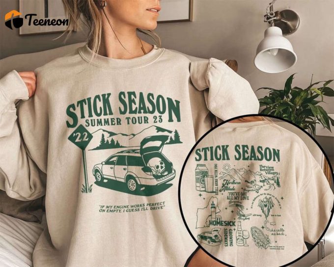 Vintage Stick Season Tour 2023 Sweatshirt - Kahan Folk Pop &Amp;Amp; Country Music Shirt 1