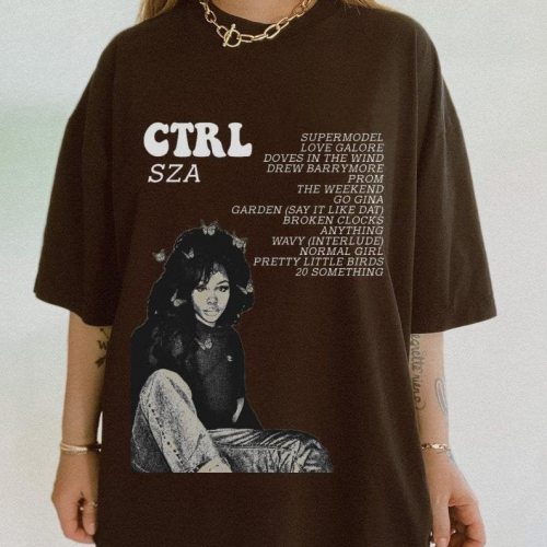 Authentic Vintage SZA Ctrl Album Merch Shirt – Limited Edition Collectible