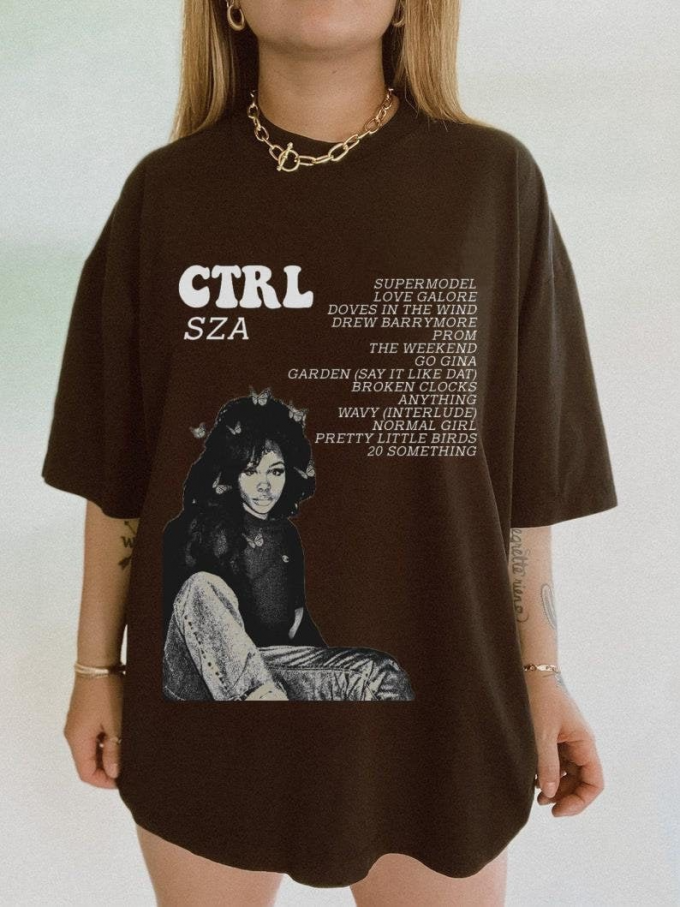 Authentic Vintage Sza Ctrl Album Merch Shirt - Limited Edition Collectible 2