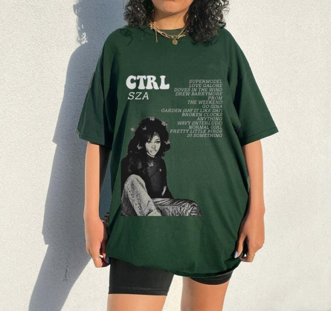 Authentic Vintage Sza Ctrl Album Merch Shirt - Limited Edition Collectible 3