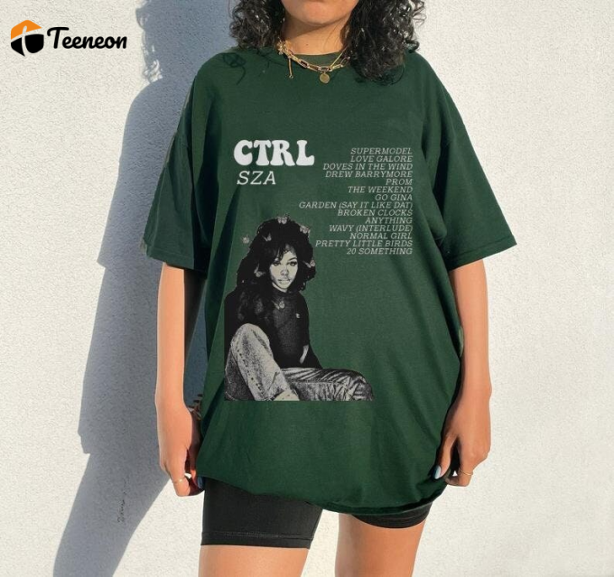 Authentic Vintage Sza Ctrl Album Merch Shirt - Limited Edition Collectible 1