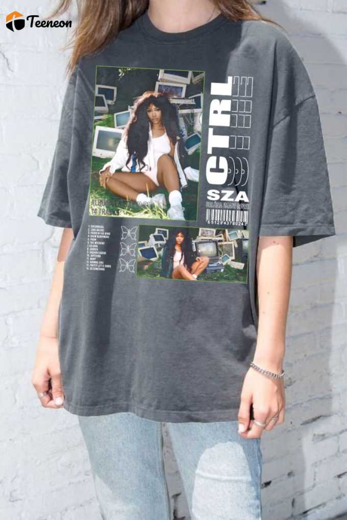 Get Stylish With Vintage Sza Ctrl Shirt - Trendy &Amp;Amp; Retro-Inspired Clothing For Music Lovers 1