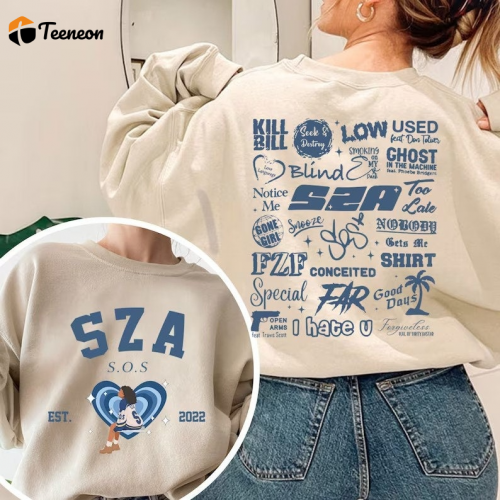 SOS SZA Sweatshirt: Perfect Gift for Fans – Comfy Stylish and Exclusive Merchandise