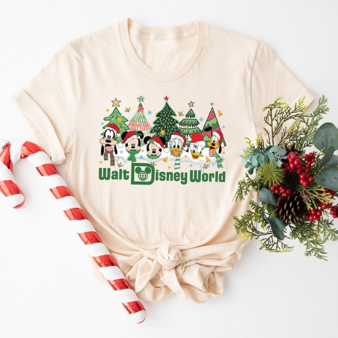 Get In The Holiday Spirit With Vintage Walt Disney World Christmas Shirt - Limited Edition Collectible 2