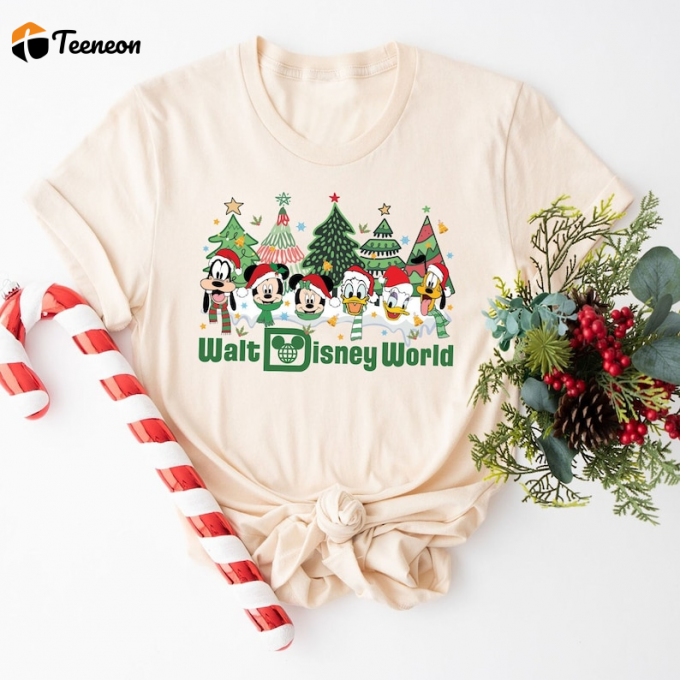 Get In The Holiday Spirit With A Vintage Walt Disney World Christmas Shirt 1