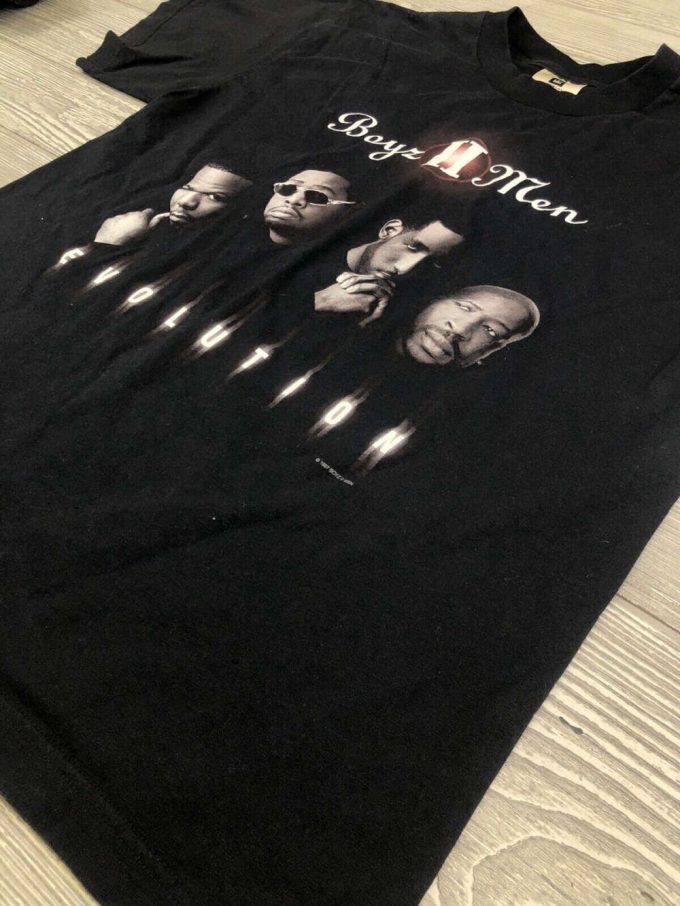 Vintage 90S Boyz Ii Men Evolution Tour 1997 Rap Tee Rnb Lg T Shirt - Winterland Collection: Shop Now! 2