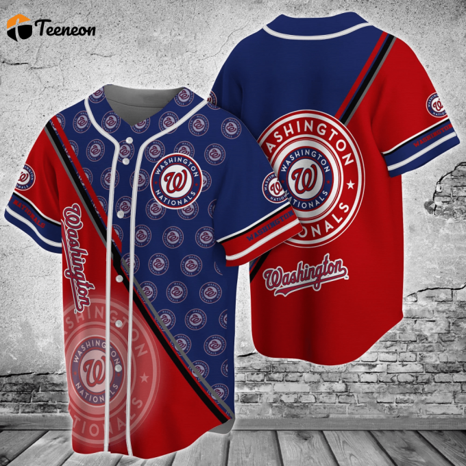 Washington Nationals Mlb Baseball Jersey Shirt For Fans 1