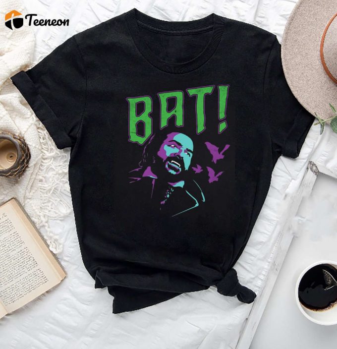 What We Do In The Shadows Laszlo Bat Vintage T-Shirt - Tv Series Halloween Shirt Wwdits Shirt 1