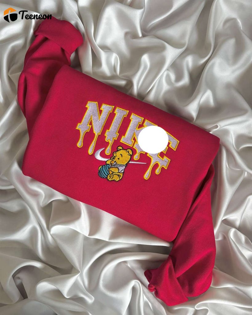 Winnie The P Oo H Inspired 90S Vibe Sweatshirt: Trendy And Fully Embroidered Hoodie 2