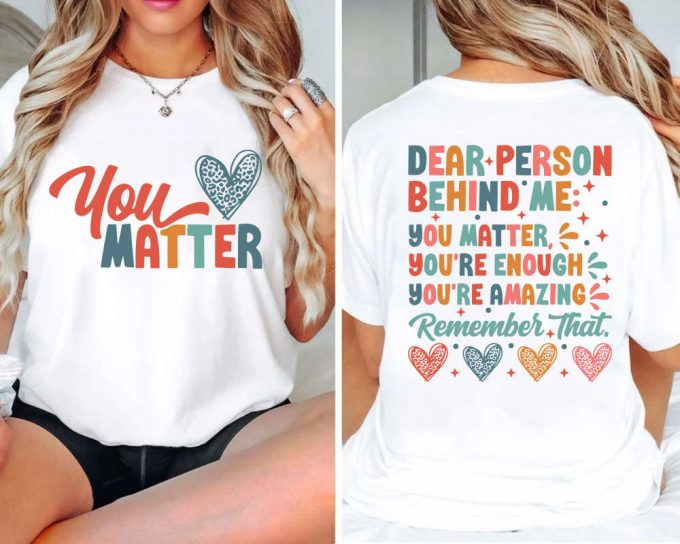 You Matter &Amp; Empower Yourself: Positive Vibes Sweatshirt For Women