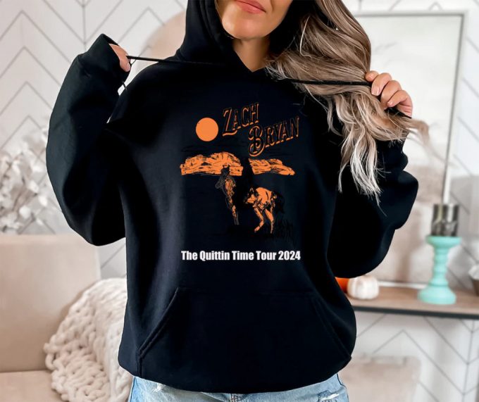 Zach Bryan Quittin Time Tour 2024 Sweatshirt - Country Music Singer Merch &Amp; Fan Shirt 2