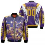 Legend Kobe Bryant 24 Western Conference Los Angeles Laker Personalized Bomber Jacket